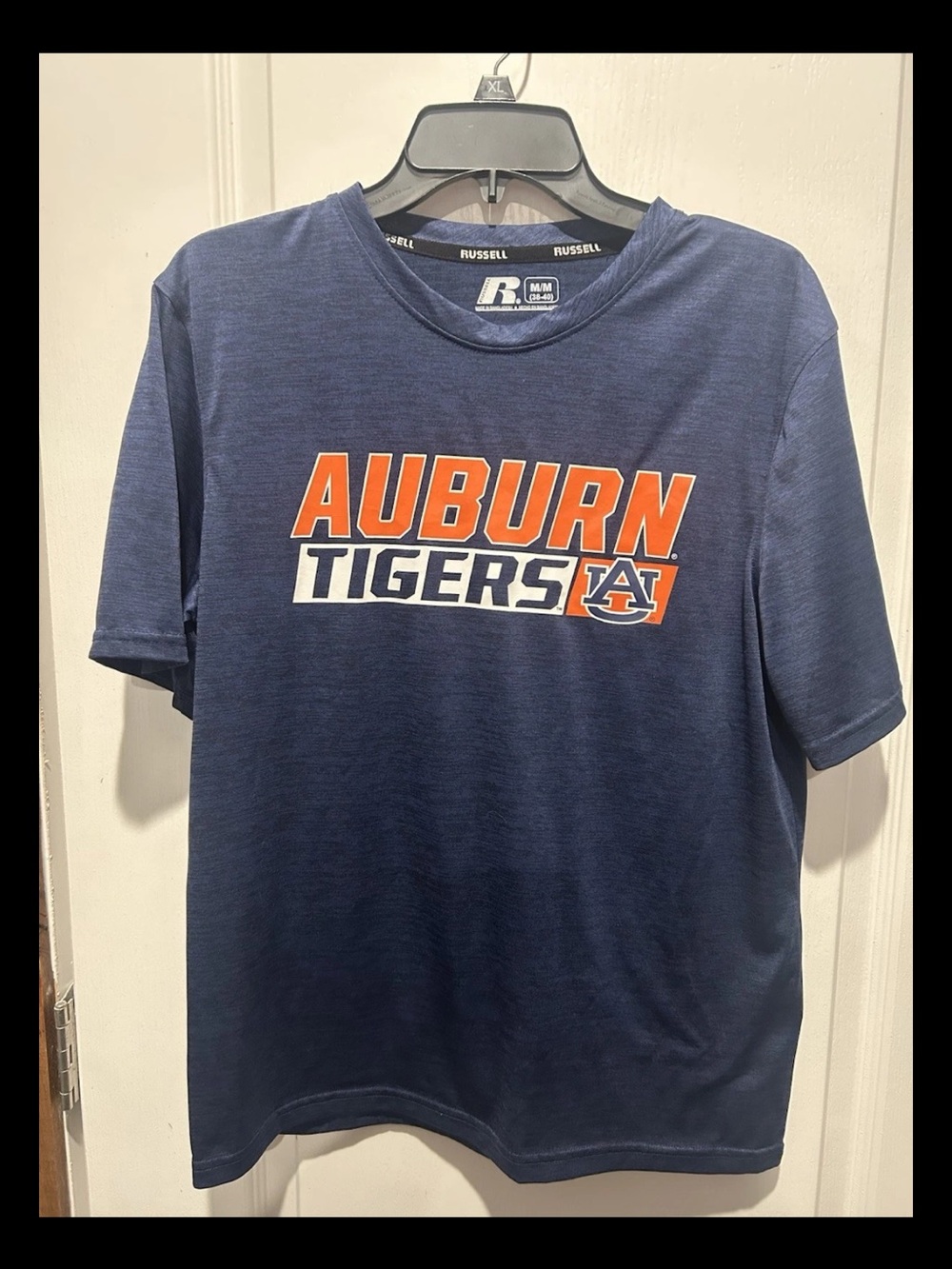 Russell Athletic Navy Auburn Tigers Short Sleeve Tee Sz M SKU 456